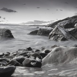 Flowing Water Over Rocks